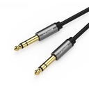 Aux Audio KÁBEL 2 x Jack / Veľký Jack 6,35 mm 5 metrov