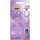 Bic Soleil Click 5 5-čepelových holiacich strojčekov + 2 vložky