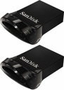 Pendrive SanDisk Ultra Fit 64 GB USB 3.1 čierny x2