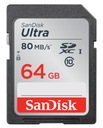 Pamäťová karta SanDisk Ultra SD SDXC 64GB 80Mb/s