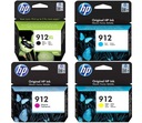 4x org maskara HP 912XL BK +912 CMY pre HP 8010 8020