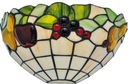 Viacfarebná vitrážová nástenná lampa Kaja FRUIT