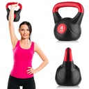 KETTLEBELL Činka HMOTNOSŤ LOPTY NA CVIČENIE 4 KG GYMTEK