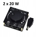 2 x 20W Bluetooth BT Stereo 3,5 mm AUX USB zosilňovač