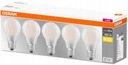 SET 5x LED FILAMENT E27 žiarovka 7W 806lm OSRAM