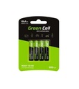 Dobíjacie batérie GreenCell 4x AAA HR03 950mAh