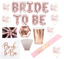 BRIDE TO BE ROSE GOLD HORNY PARTY SET