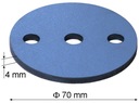 Montážna značka, montážna doska fi 70 mm