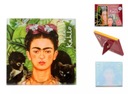 Sklenená podložka pod pohár, sviečka, Frida Kahlo