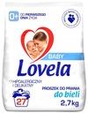 Lovela Baby hypoalergénny prací prášok pre biele 2,7 kg