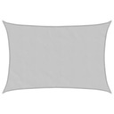 vidaXL Shade Sail Light Grey 2,5x2 m 100% Polyester