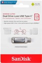 Pendrive SanDisk 128GB Ultra Dual Drive Luxe USB-C