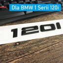 Auto zadné nálepky písmená ČIERNA Pre BMW 120i