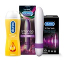 DUREX Intense Condoms 10 Gél Vibrator SET