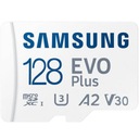 Samsung EVO Plus microSDXC pamäťová karta 128GB A2 V30 UHS-I U3 SD adaptér