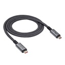 Akyga AK-USB-45 USB-C kábel 8k60Hz USB4 PD 240W 1m