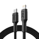 Kábel GC USB-C Lightning na iPhone PD 18W+ s MFi