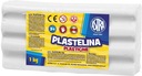 ASTRA plastelína 1 kg biela