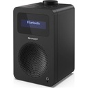 Digitálne rádio Sharp DR-430(BK), FM/DAB/DAB+, Bluetooth 5.0, Midnight Black