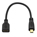 Kábel Mini HDMI na Micro HDMI 1.4 4K 15CM kábel