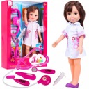 BÁBIKA AKO BARBIE 31 CM + VEĽKÁ SÚPRAVA DOPLNKOV NA HRANIE