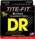 DR Tite-Fit 8-strunové struny 11-80 TF8-11