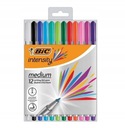 BIC Intensity Medium jemné linky, mix 12 farieb