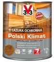 V33 impregnačná a ochranná lazúra svetlý dub 0,75L