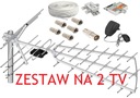 Zostava 2xTV DVB-T TRI DIGIT, 5xF, Zosilňovač 47, Výkon, Rozlíšenie