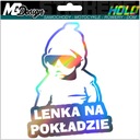 Nálepka na okno LENKA ON BOARD HOLOGRAM