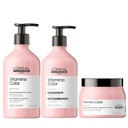 LOREAL VITAMINO COLOR SHAMPOO KONDICIONER MASKY SET