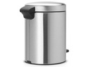 BRABANTIA 112102 NewIcon 5L strieborný odpadkový kôš