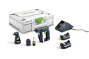 Festool VŔTAČKA/POHON AKUMULÁTORA CXS 2,6-SÚPRAVA