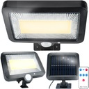 LED LAMPA SO SOLÁRNYM PANELOM OVLÁDANÁ DIAĽKOVÝM OVLÁDANÍM S DETEKCIOU POHYBU SÚMRAKU