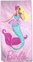 BARBIE MERMAID plážová osuška 70X140 Detská Barbi Original