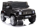 Čierne auto na batérie Mercedes G500