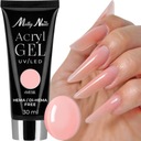 MOLLYNAILS Stavebný akrylový gél 30g Polygél Acrylgel pižmová ružová ružová