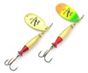 2 x MEPPS AGLIA LONG CAST Nr.4 GOLD F.TIGER