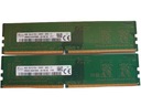 RAM MEMORY 8GB 2x4GB DDR4 DIMM 2400MHz PC4 19200U