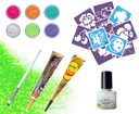 Glitter Henna Tattoo Kit pre dievčatá č. 2