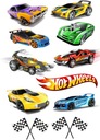 Tortová oblátka HOT WHEELS AUTA POSTAVY Potlač cukru A4