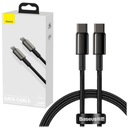 BASEUS RÝCHLY KÁBEL USB-C/USB-C SILNÝ KÁBEL PRE TELEFÓN A POČÍTAČ 100W 1m