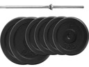 SET 50KG LIATINA HMOTNOST 29MM + KRK 180CM