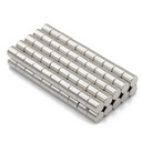 VALEC NEODYMOVÝ MAGNET 4x4 mm SILNÝ, okrúhly, kotúčový, HUNTER - 100 KS