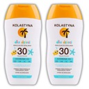 2X EMULZIA NA OPAĽOVANIE PRE DETI VYSOKO VODEODOLNÁ SPF30 KOLASTYNA 125ml