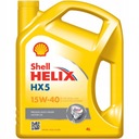 Minerálny motorový olej SHELL HELIX HX5 15W40 4L SL/CF