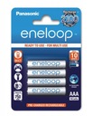 Batérie Panasonic Eneloop AAA, 4 ks.