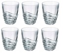 Sada 6 pohárov 280 ml Wave Bohemia Crystal