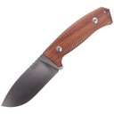 LionSteel M3 Santos Wood Satin Blade celotangový bushcraft nôž s puzdrom