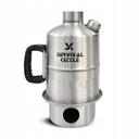 Survival Kettle Silver Oceľová turistická kanvica